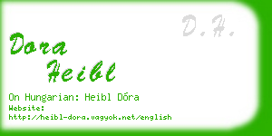 dora heibl business card